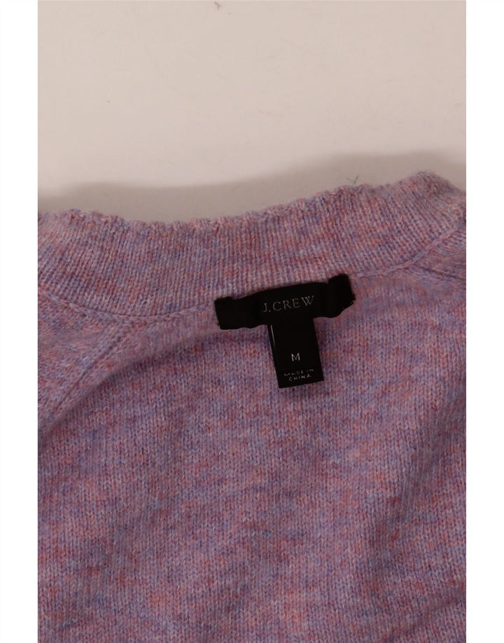 J. CREW Damen Pullover mit Rundhalsausschnitt, UK 14, Mittelviolett