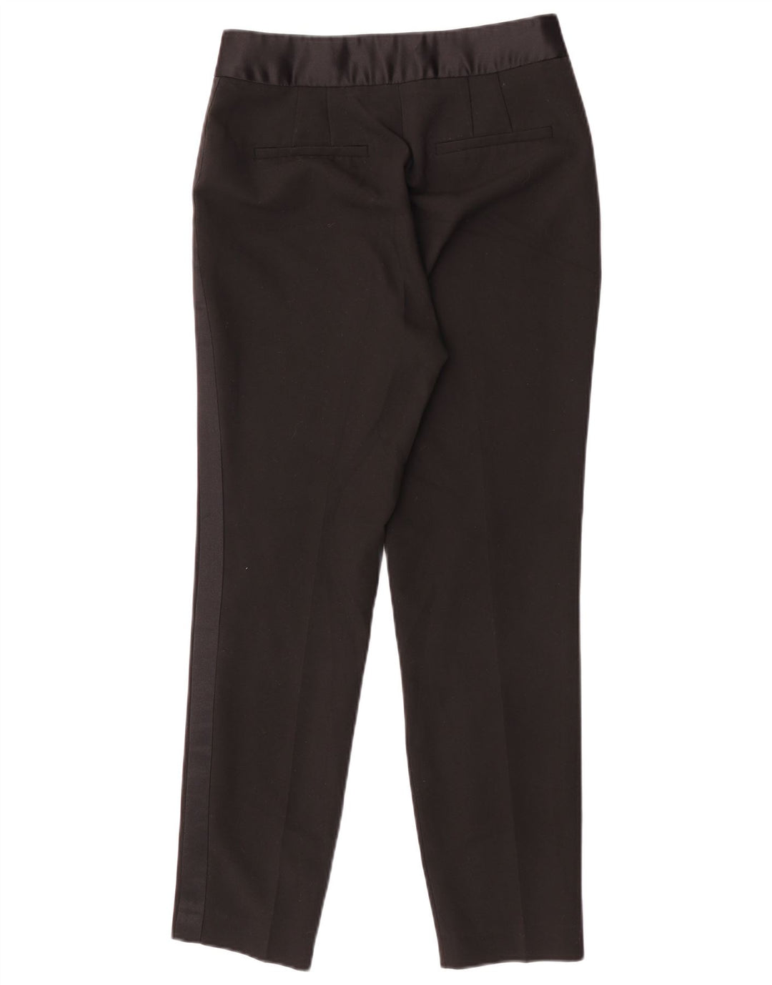 Zara Womens Slim Chino Trousers Small W26 L28 Black