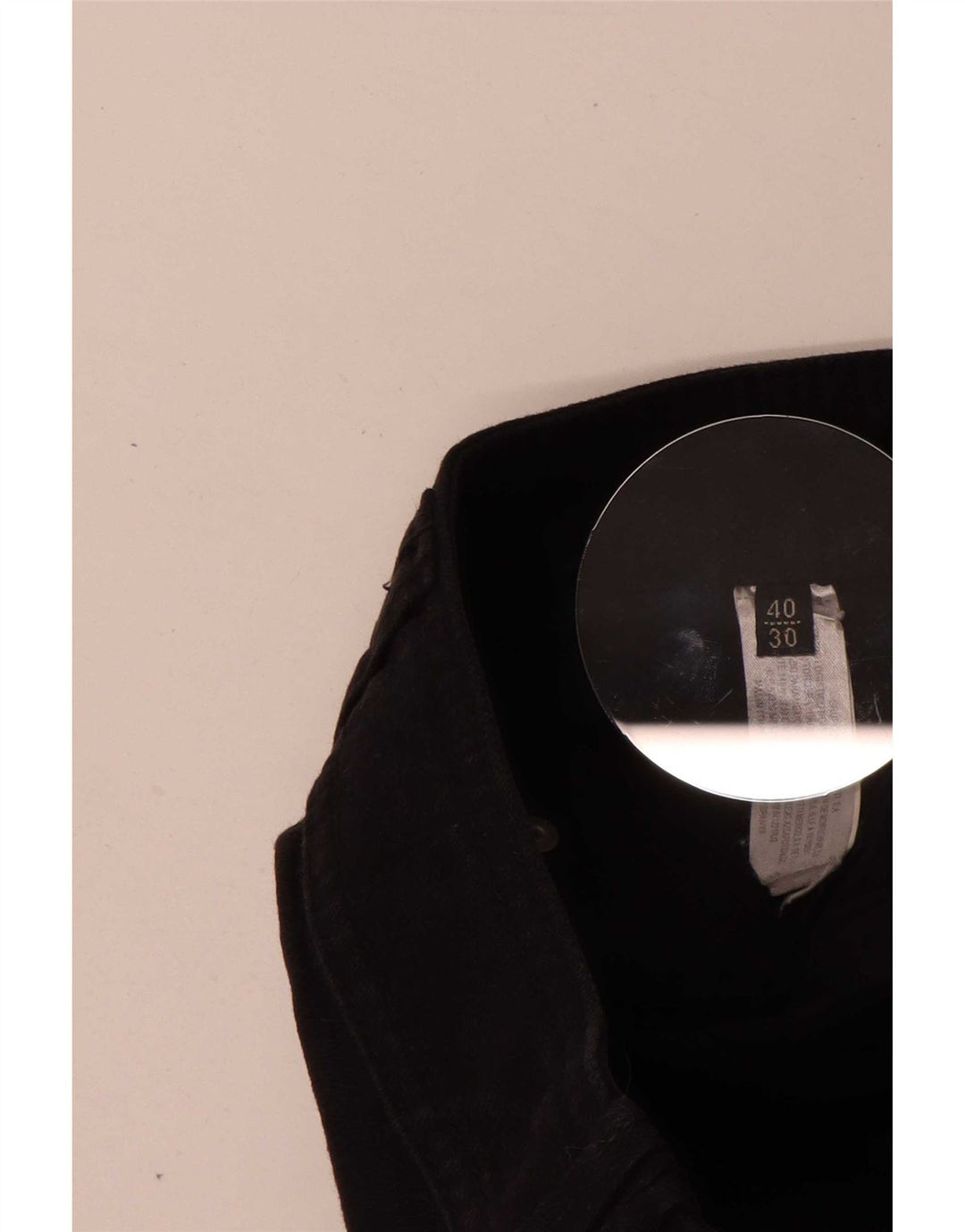 Massimo Dutti Blugi subțiri pentru femei EU 40 Medium W30 L30 Bumbac negru