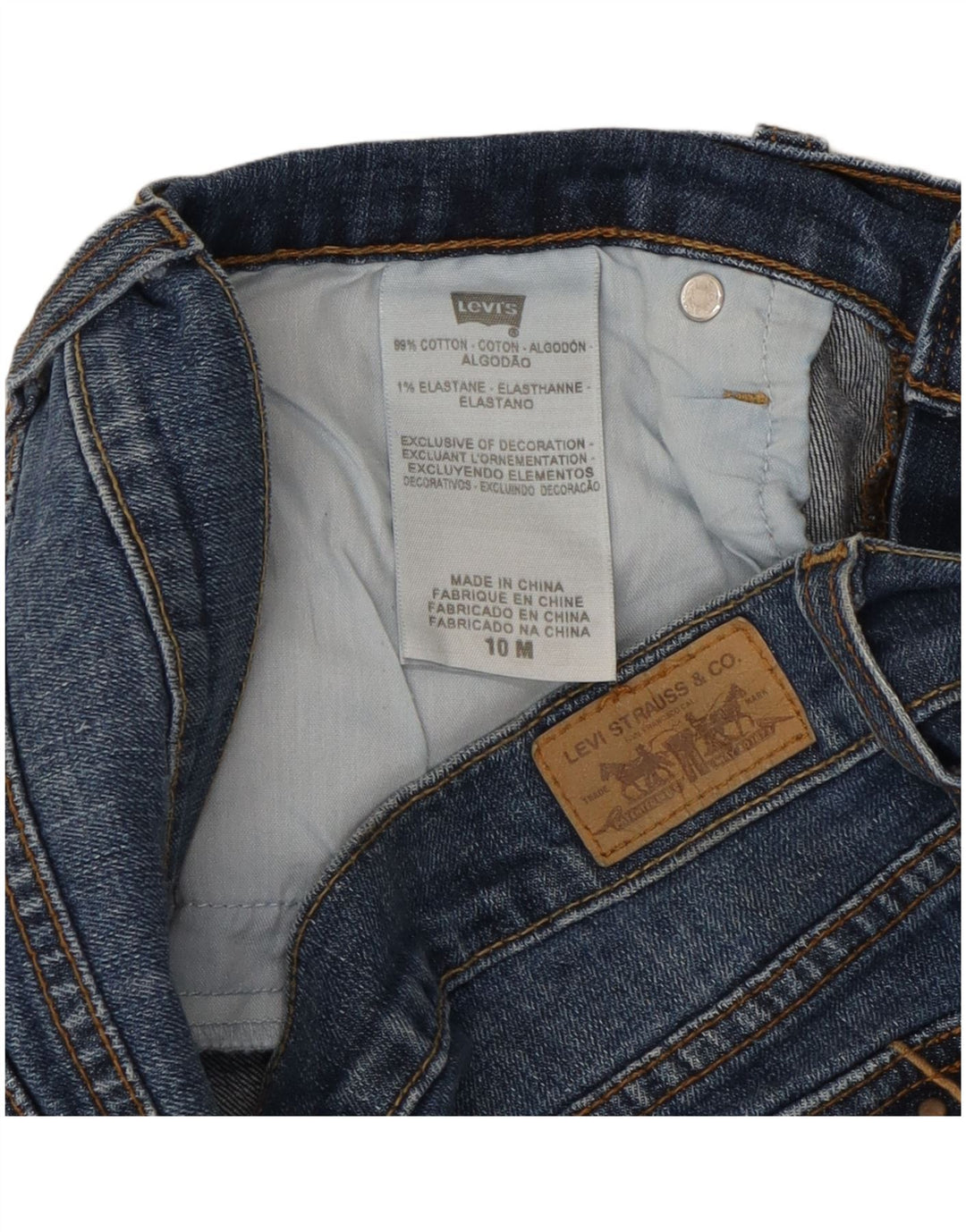 LEVI'S Womens 515 Bootcut Jeans US 10 Large W32 L31 Blue Cotton