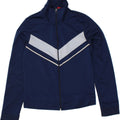 MOSSIMO Womens Tracksuit Top Jacket UK 14 Large Navy Blue Colourblock Vintage Mossimo and Second-Hand Mossimo from Messina Hembry 