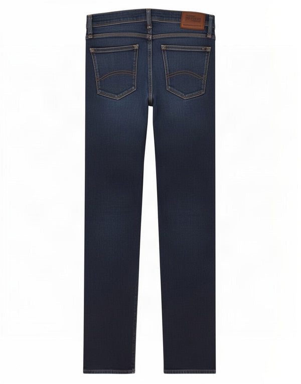 Мужские узкие джинсы Tommy Hilfiger W34 L34 темно-синие, хлопок