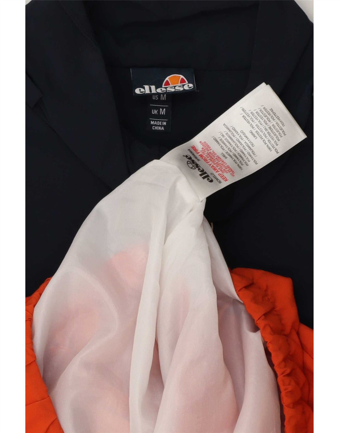 Ανδρική φόρμα πουλόβερ Ellesse Top Jacket Medium Orange Colourblock