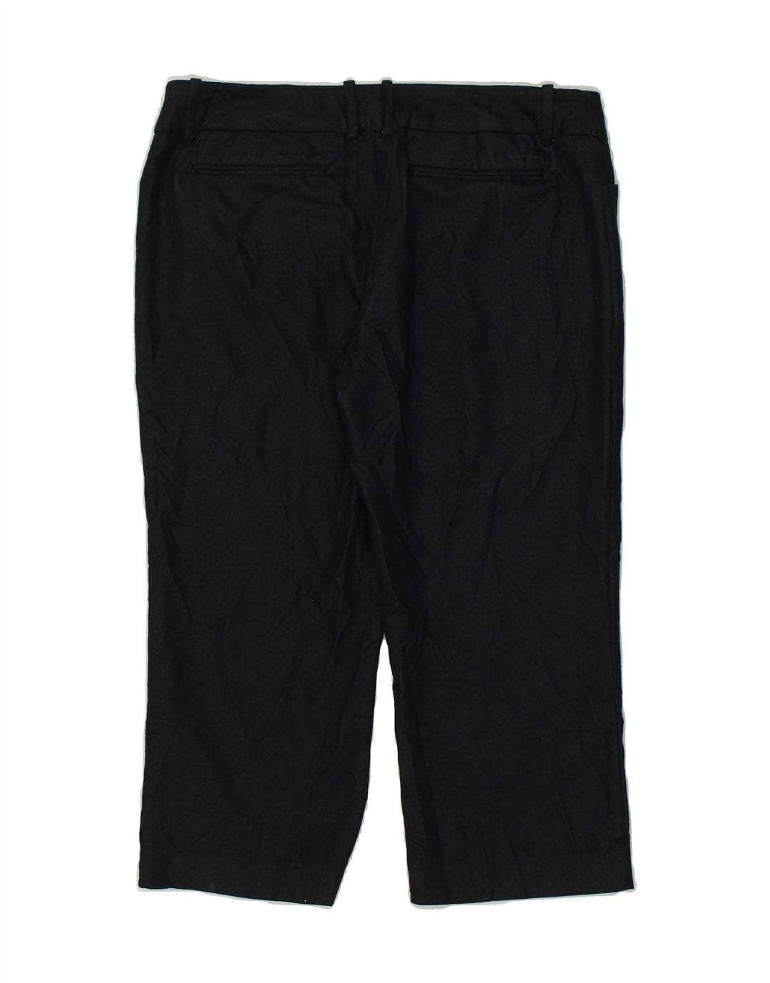 MOSSIMO Womens Straight Cropped Trousers UK 10 Small W34 L21  Navy Blue | Vintage Mossimo | Thrift | Second-Hand Mossimo | Used Clothing | Messina Hembry 