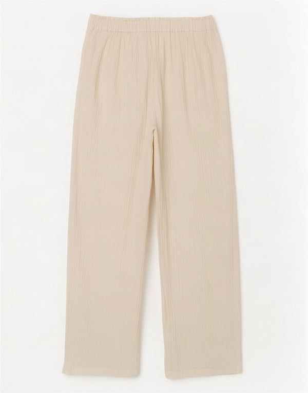 Marks & Spencer Womens High Waist Trousers UK 8 Small W28 L30 White