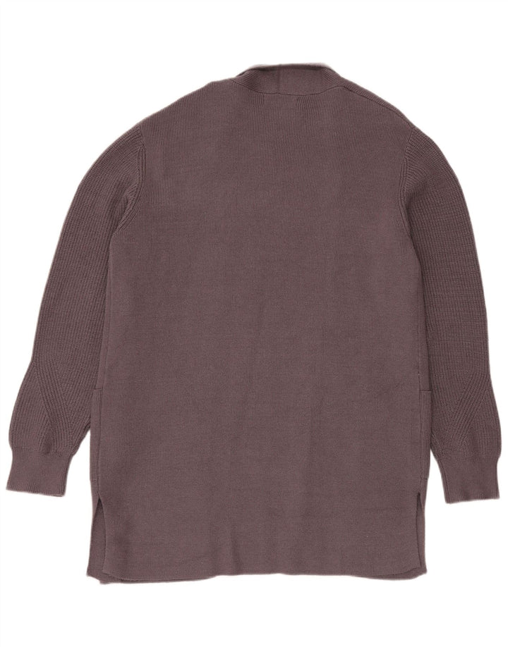Marks & Spencer Pull cardigan ouvert long pour femme UK 14 Large Gris