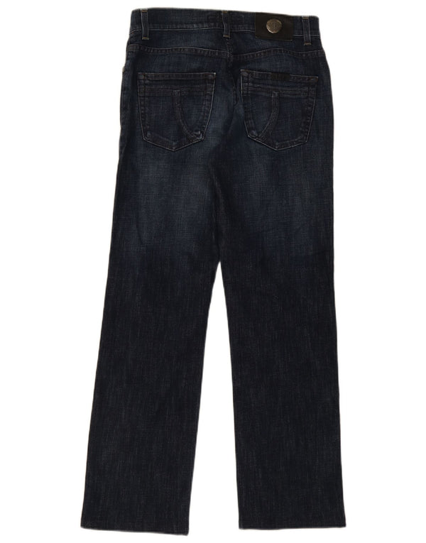 Jeans dritti da uomo Trussardi Zathan W29 L29 in cotone blu navy