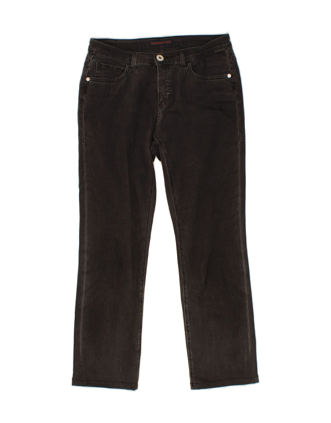TRUSSARDI Womens Straight Jeans W28 L26 Black Vintage Trussardi and Second-Hand Trussardi from Messina Hembry 