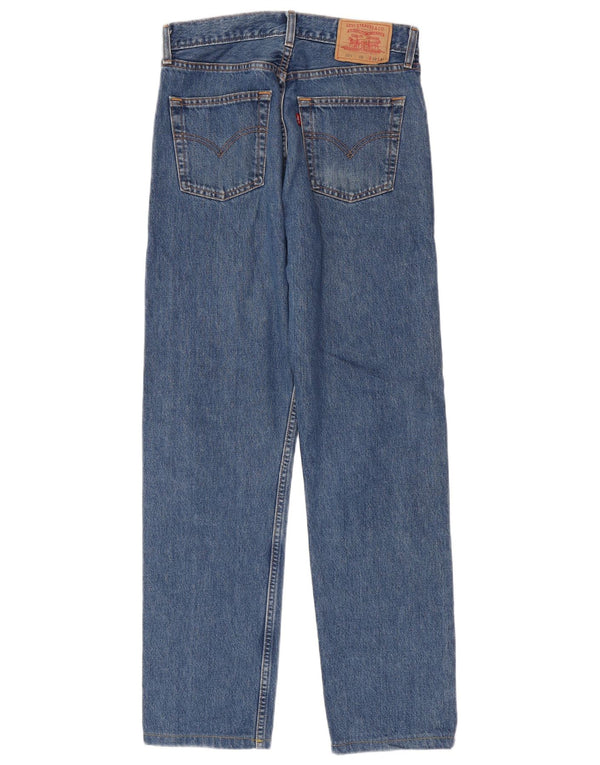Levi's Mens 521 Straight Jeans W32 L32 Blue Cotton
