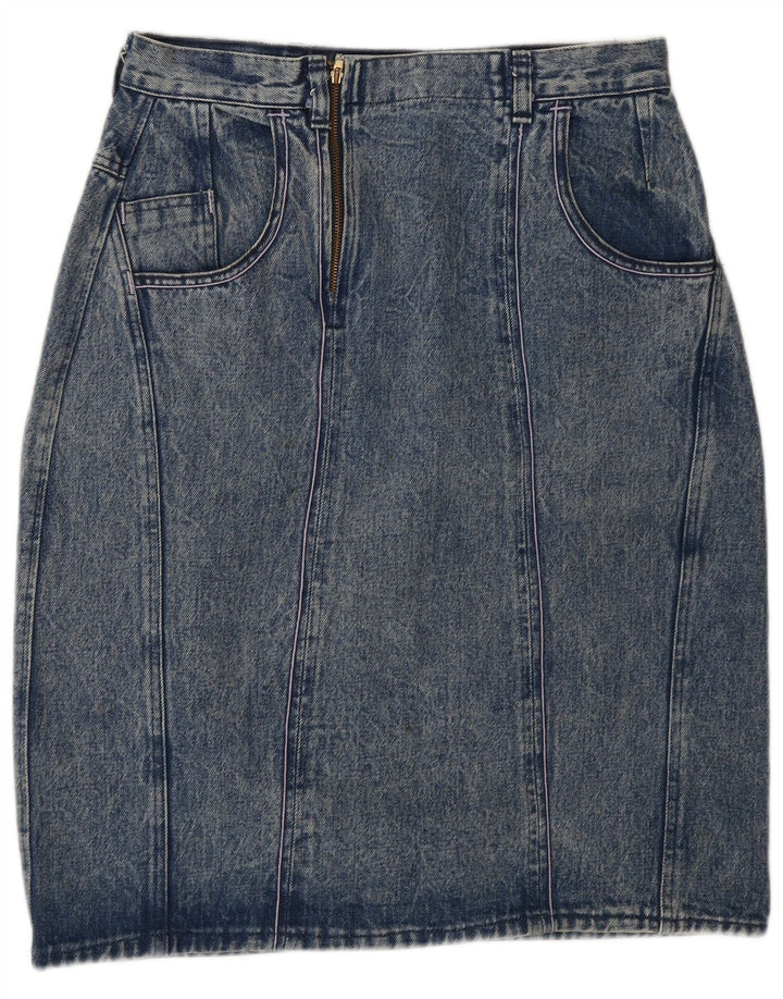 BLOOMING Womens Denim Skirt XS W24 Blue