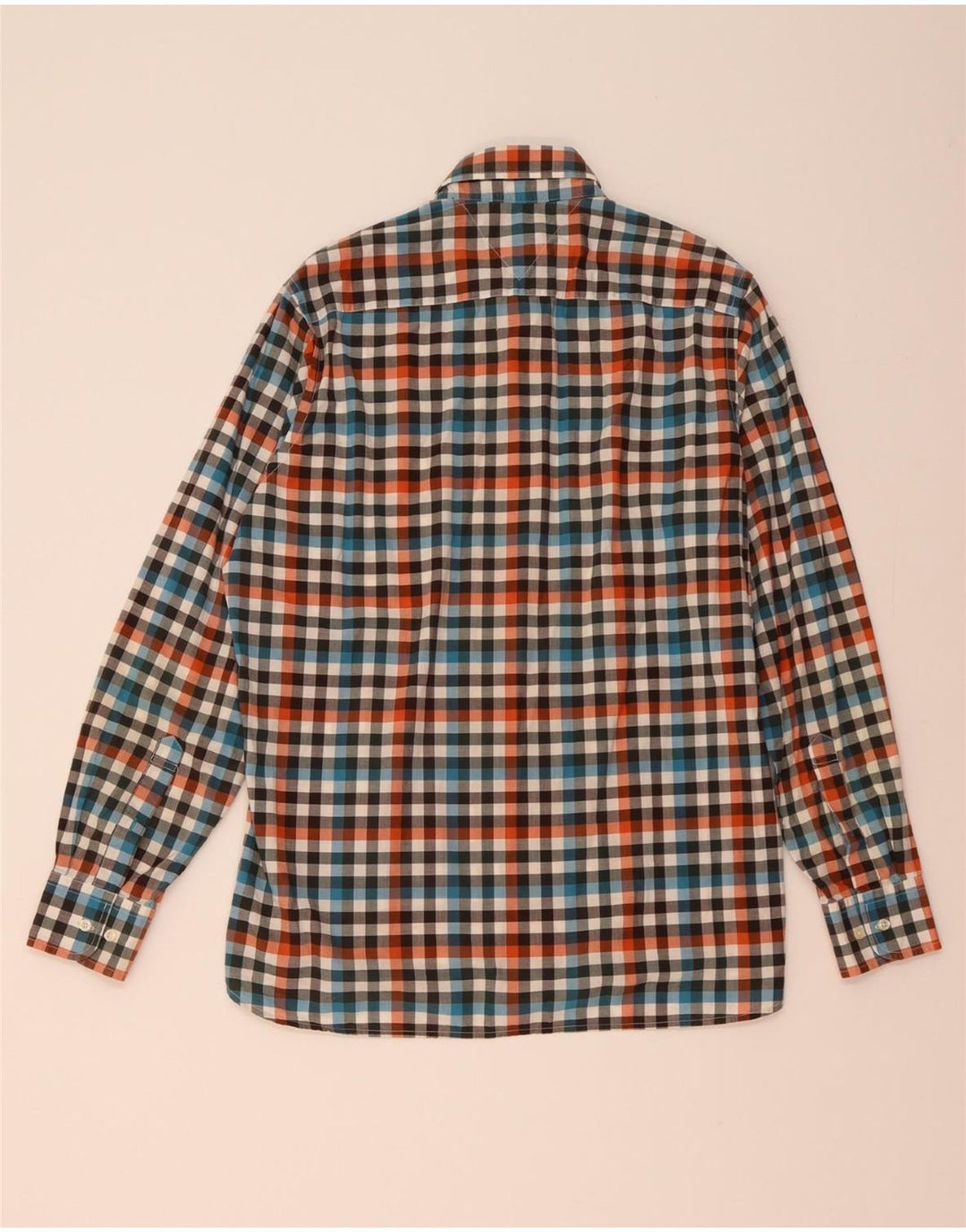 TOMMY HILFIGER Herre Custom Fit skjorte Medium flerfarvet ternet bomuld