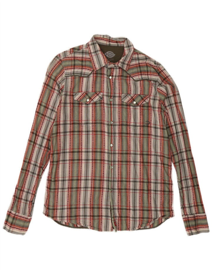 Dickies Mens Shirt Large Multicoloured Check