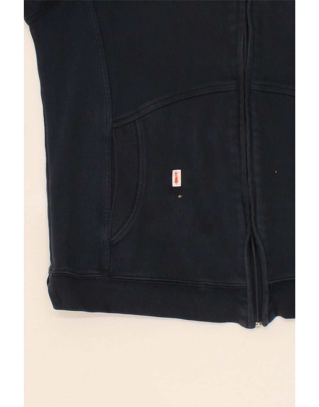 CHAMPION Womens Tracksuit Top Jacket UK 14 Medium Navy Blue Cotton Vintage Champion and Second-Hand Champion from Messina Hembry 