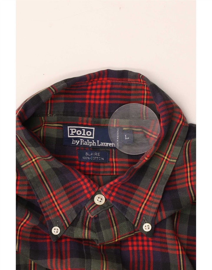 Polo Ralph Lauren Mens Blaire Flannel Shirt Large Multicoloured Check