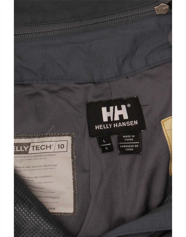 Helly Hansen Womens Dungarees Ski Trousers UK 16 Large Grey Colourblock