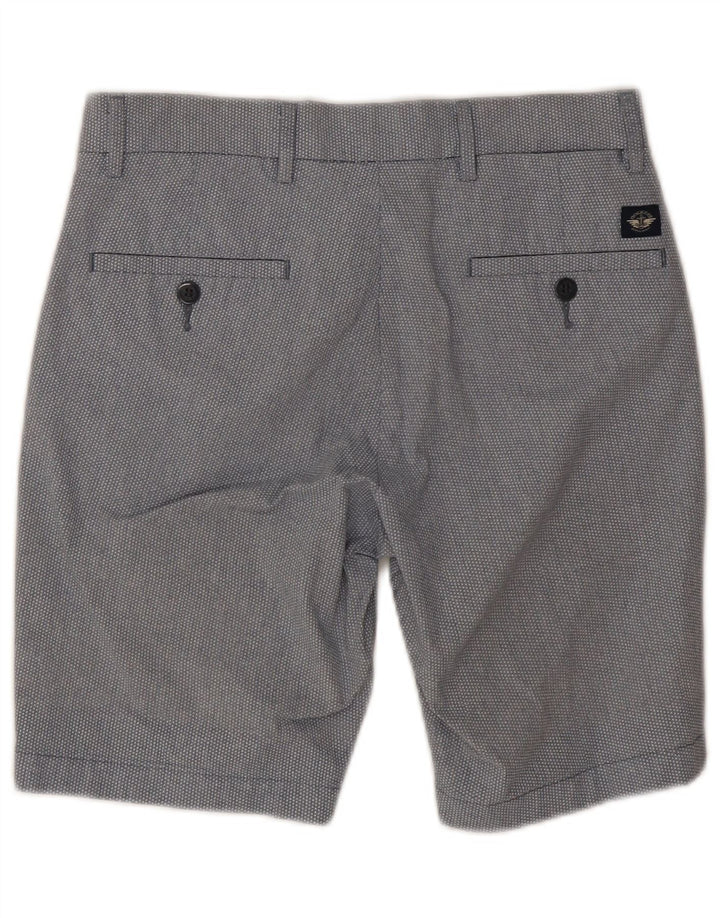 Dockers Herren Flex Chino Shorts W28 Mittelgrau gefleckte Baumwolle