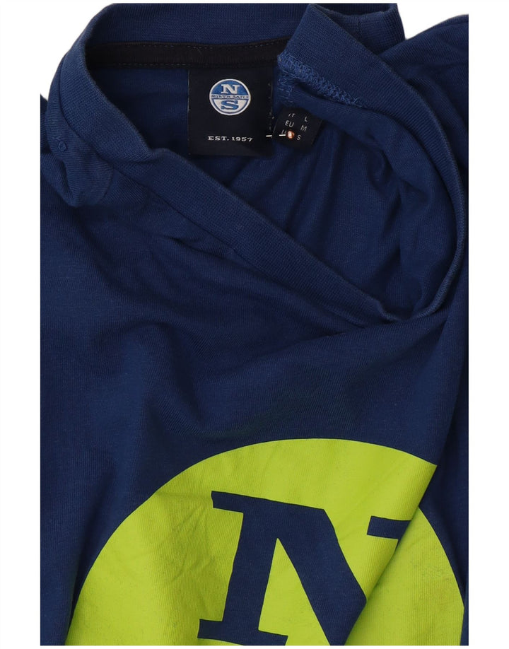 NORTH SAILS T-shirt grafica da uomo piccola blu