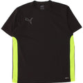 PUMA Boys T-Shirt Top 13-14 Years Black Colourblock Polyester