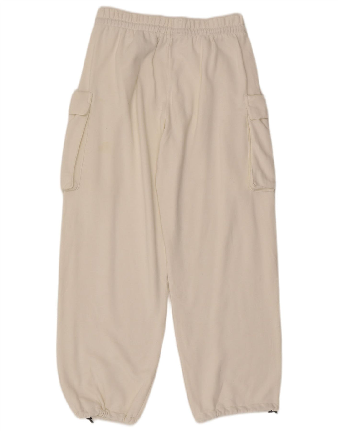Replay Mens Cargo Tracksuit Trousers Joggers Small  White Cotton