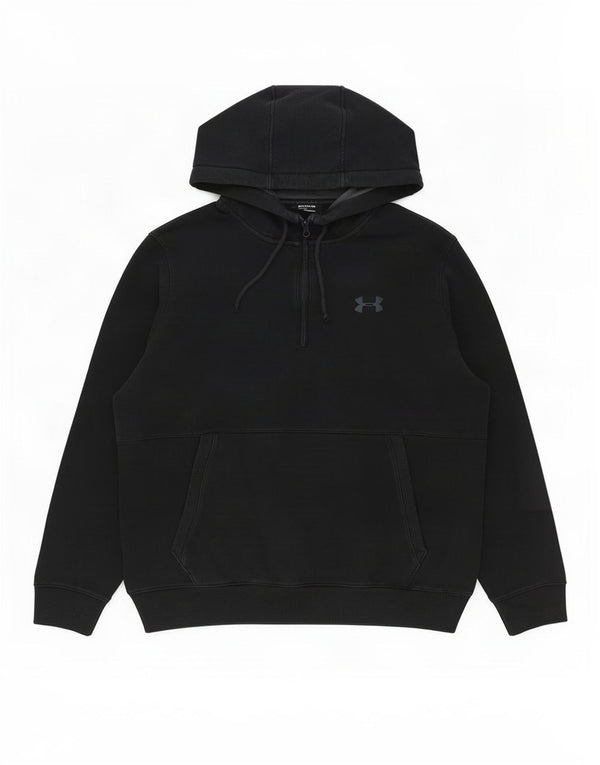 Maglione con cappuccio e zip da uomo Under Armour Cold Gear 2XL Nero