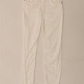 Pantaloni casual slim da donna Massimo Dutti EU 40 Medium W28 L28 Bianco