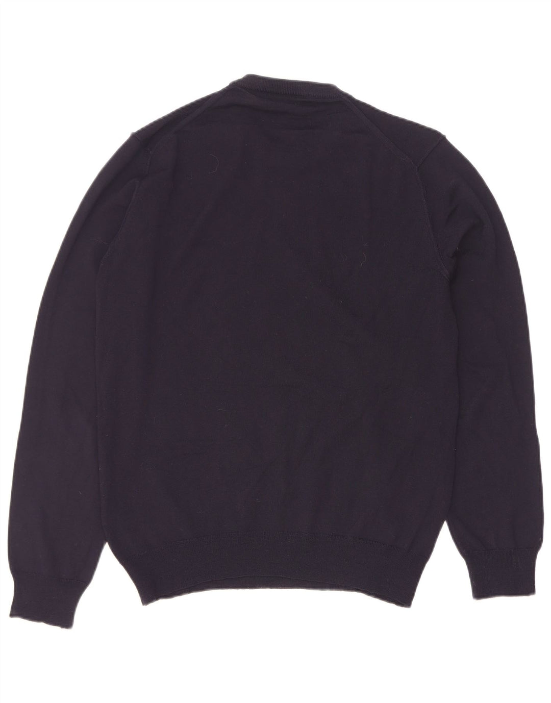 Trussardi Mens Crew Neck Jumper Sweater Small Navy Blue
