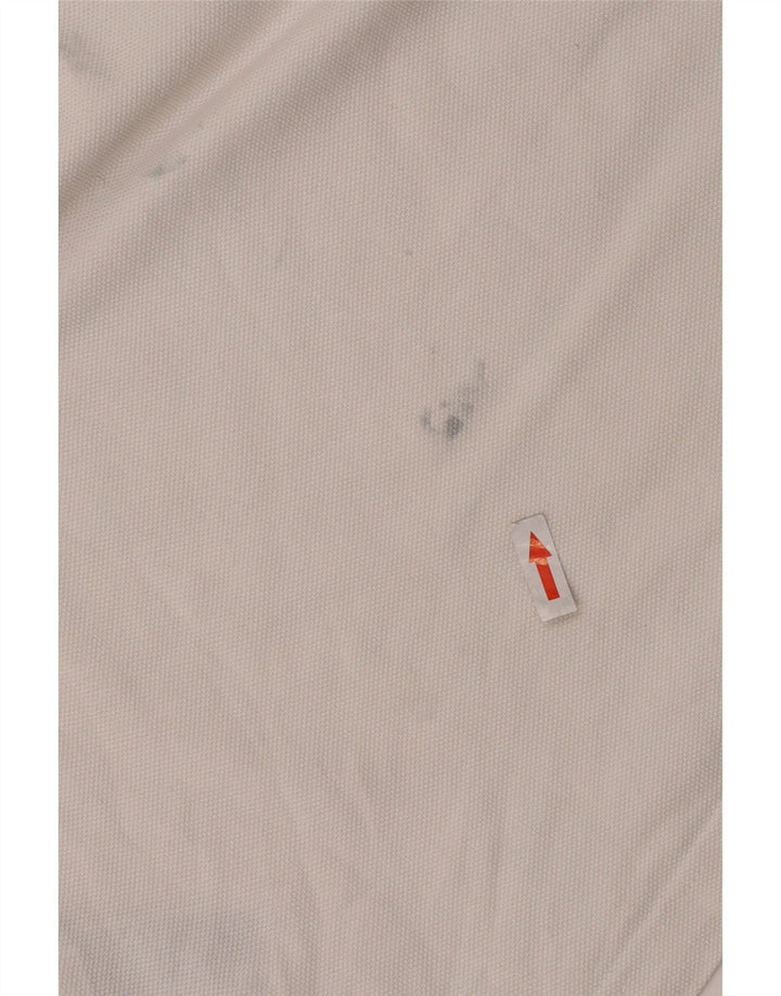 Tommy Hilfiger Mens Polo Shirt XL White Cotton