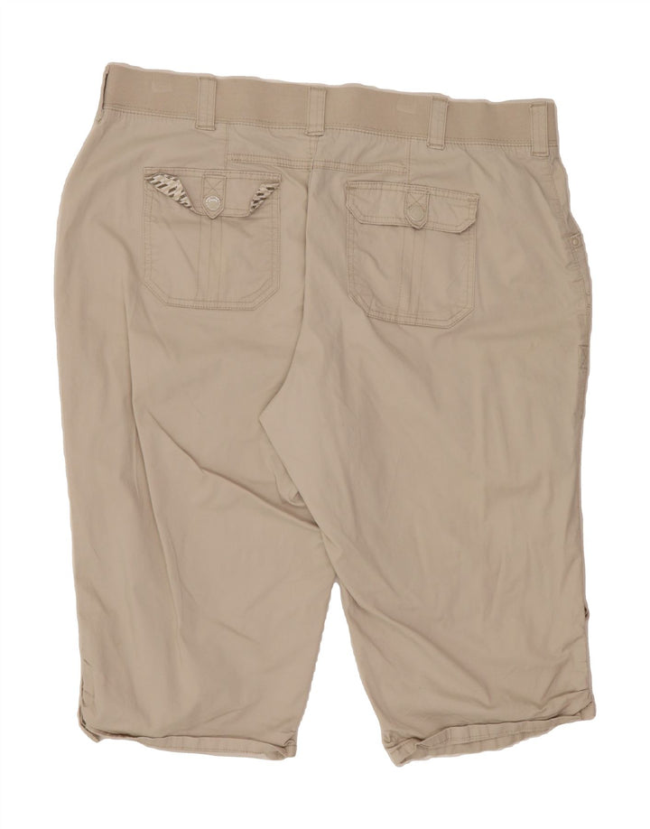 LEE Womens Easy Fit Bermuda Shorts US 22 3XL W40  Beige Cotton Vintage Lee and Second-Hand Lee from Messina Hembry 