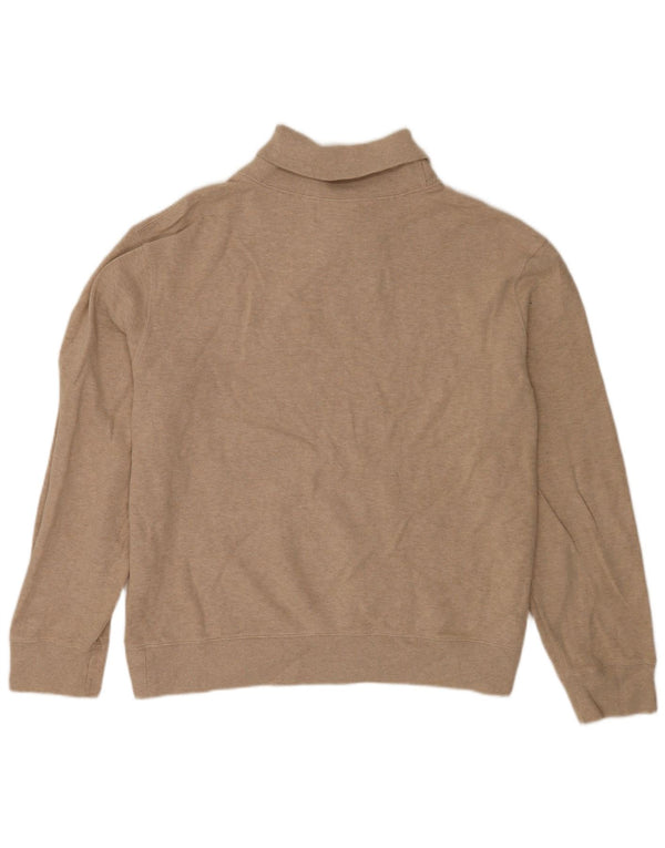 Polo Ralph Lauren Pull à col châle pour homme 2XL en coton beige