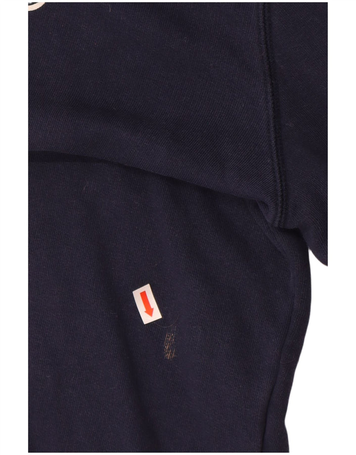 LEVI'S Mens Graphic Sweatshirt Jumper Large Navy Blue Cotton