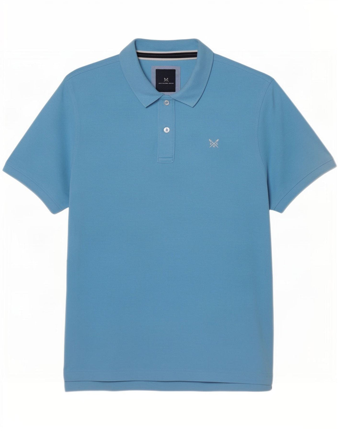 Crew Clothing Mens Polo Shirt Large Blue Cotton