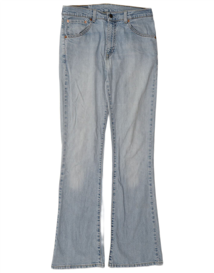 Damskie jeansy Levi's 525 Bootcut W31 L34 Niebieska bawełna