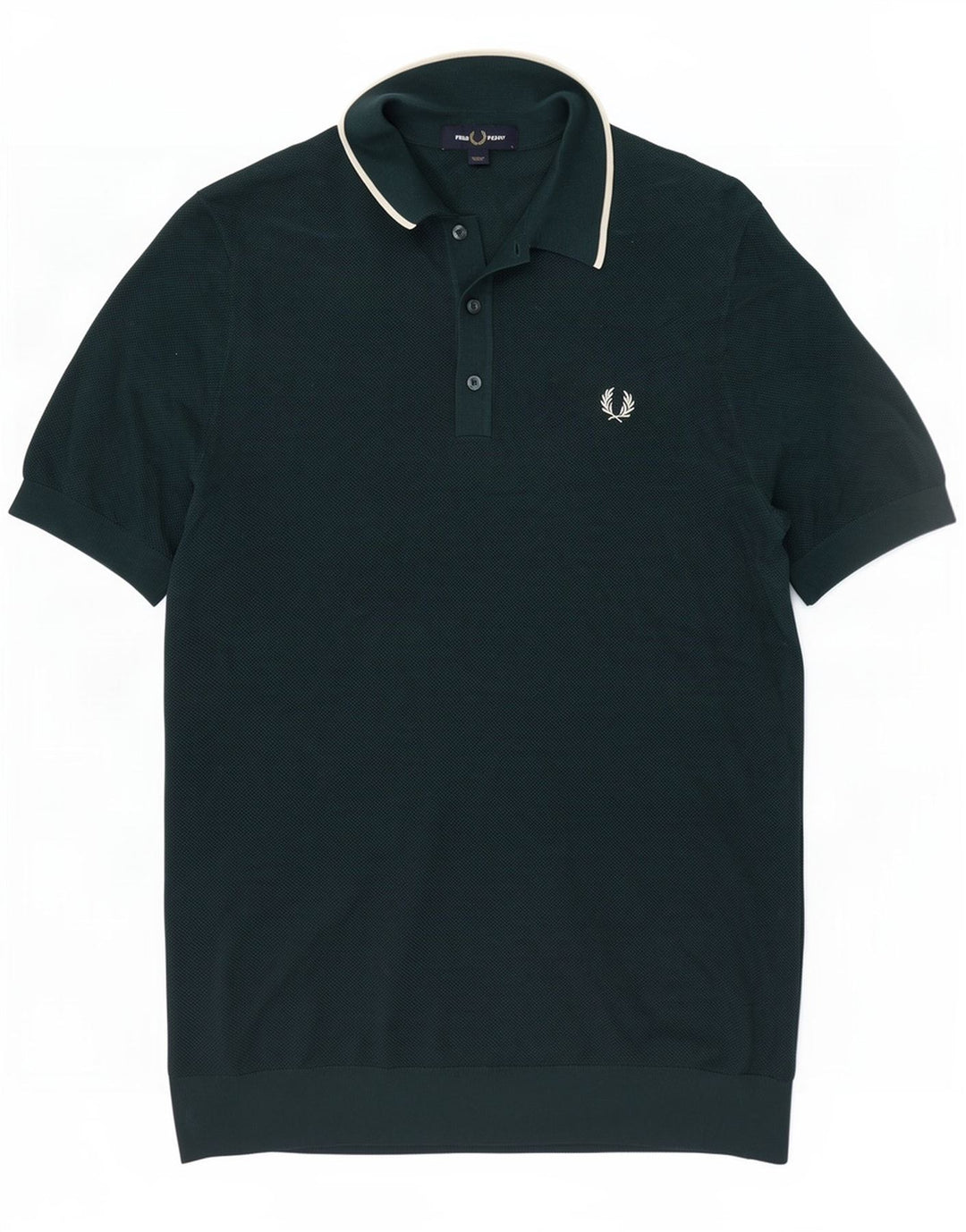 Polo da uomo Fred Perry grande in cotone verde