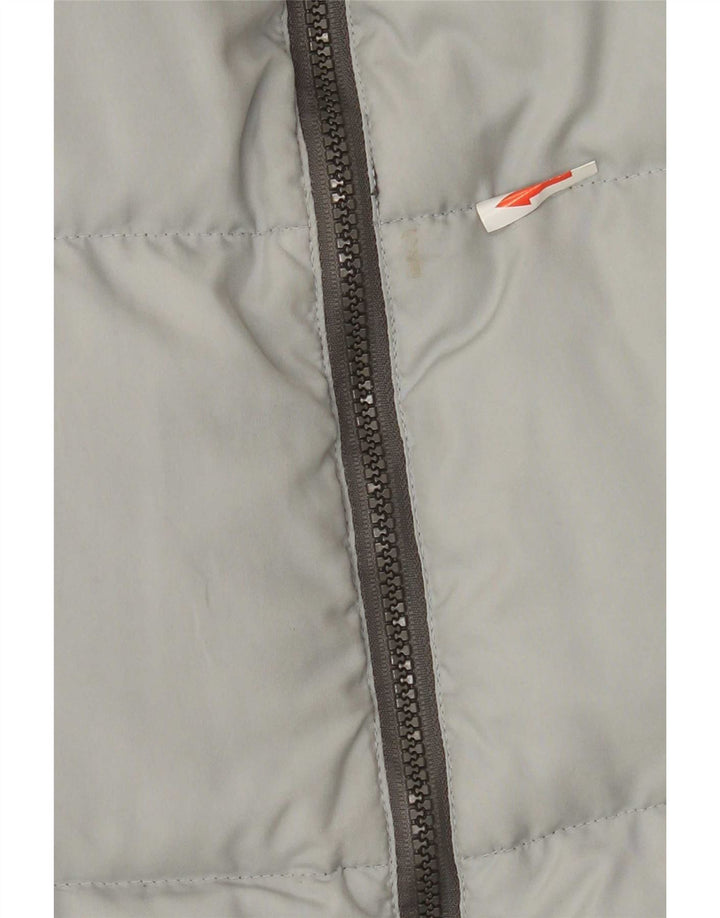 XS Exes Mens Padded Jacket UK 42 XL Grey Polyester