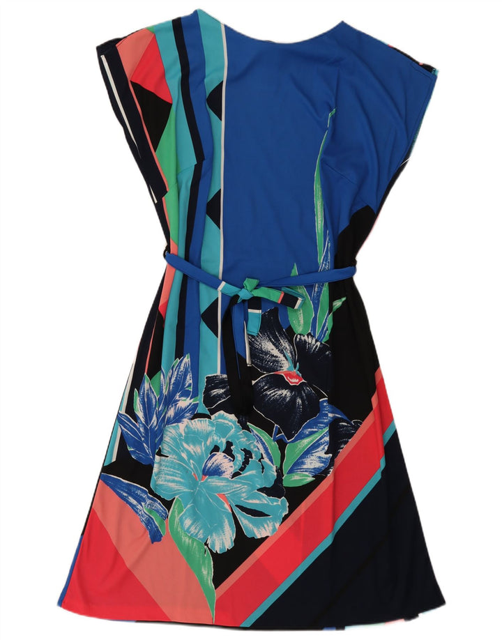 C&A Womens A-Line Dress UK 22 3XL Multicoloured Floral Polyester