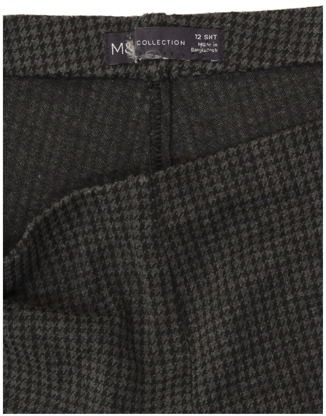 Marks & Spencer Womens Cropped Trousers UK 12 Medium W30 L26 Grey