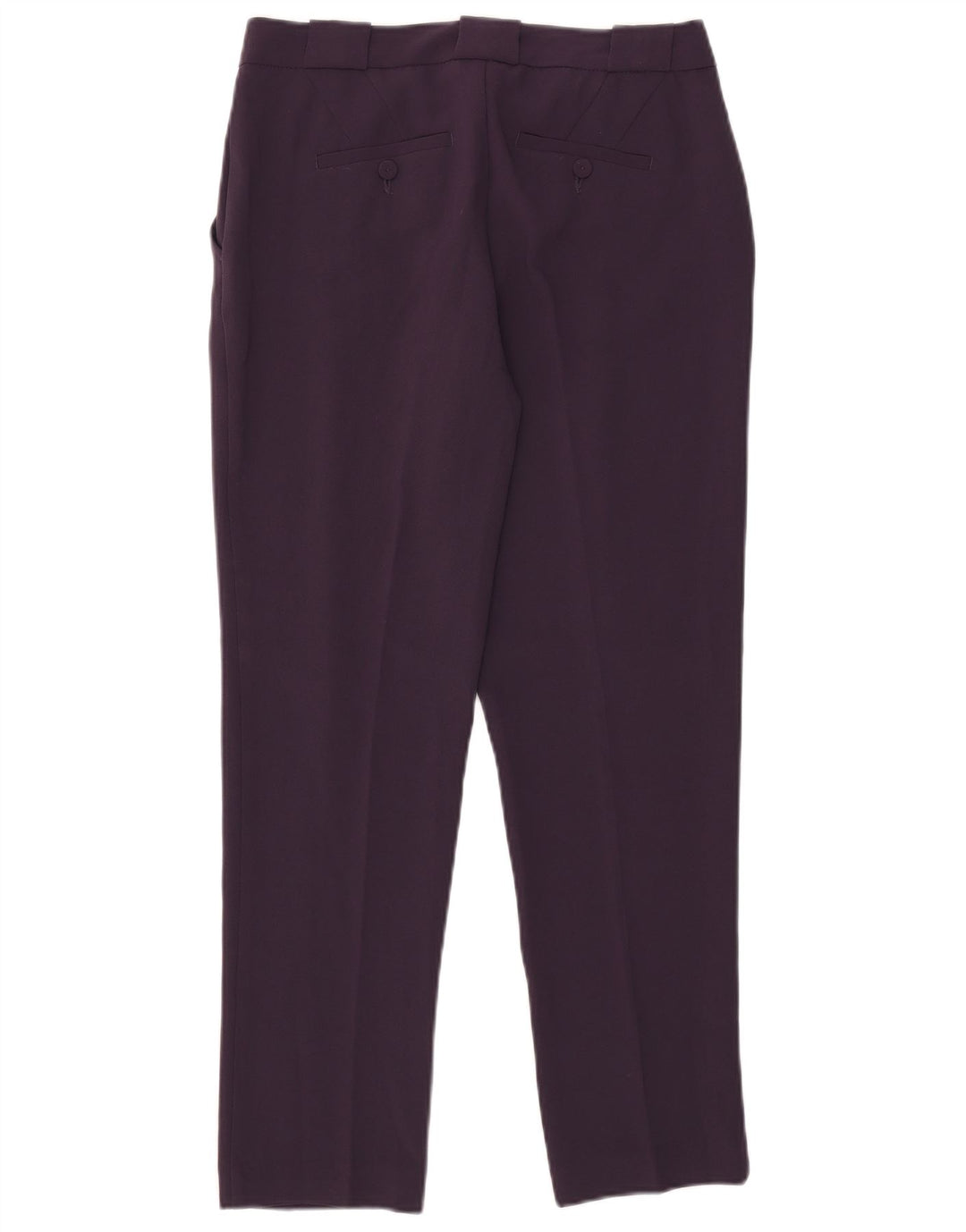 Pantaloni chino slim da donna Benetton IT 42 Medium W30 L28 Poliestere viola