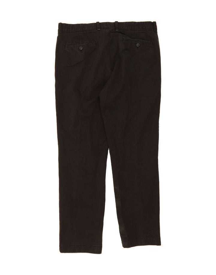 J. CREW Mens Slim Chino Trousers W35 L30 Black Vintage J. Crew and Second-Hand J. Crew from Messina Hembry 
