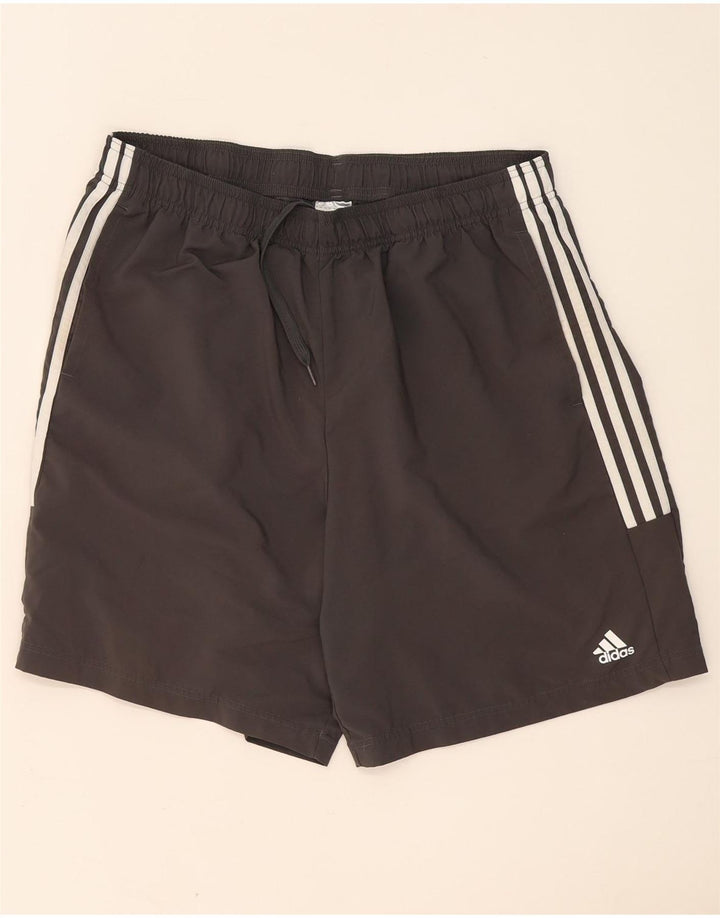 Pantaloncini sportivi da uomo Adidas XL poliestere grigio