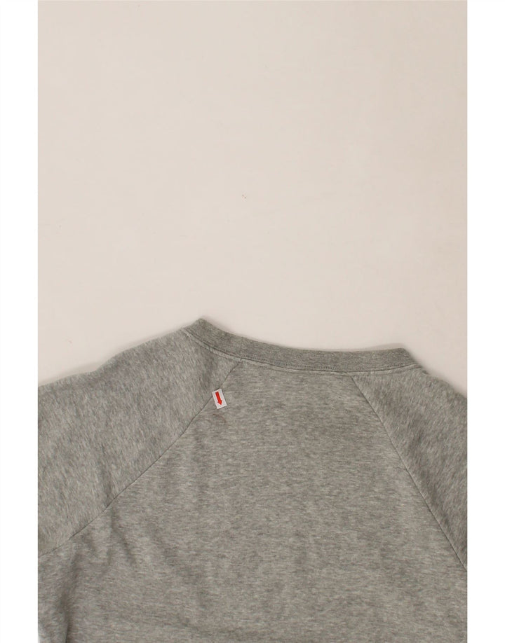 NIKE Mens Graphic Sweatshirt Jumper Small Grey Cotton Vintage Nike and Second-Hand Nike from Messina Hembry 