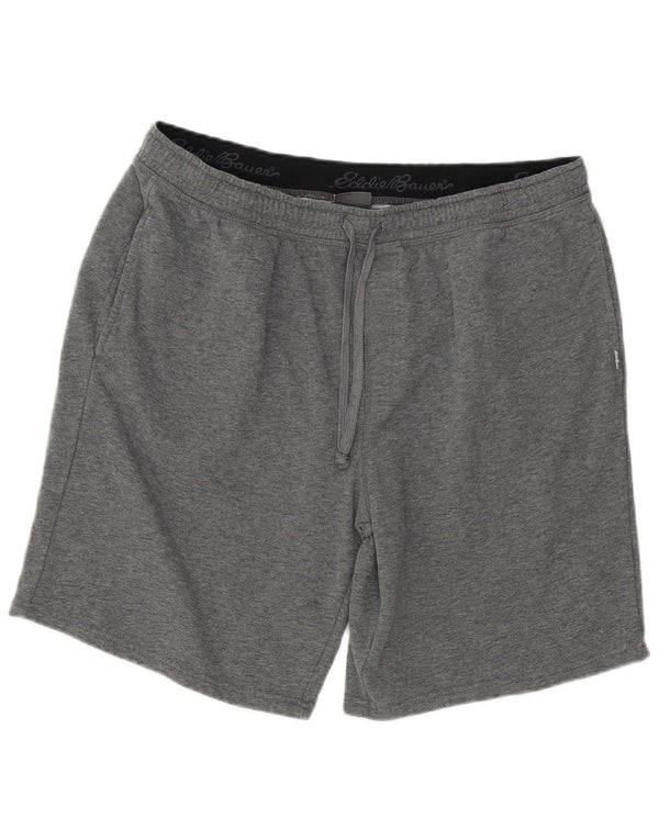 Pantaloni scurți sport pentru bărbați Eddie Bauer, XL, bumbac cu pete gri
