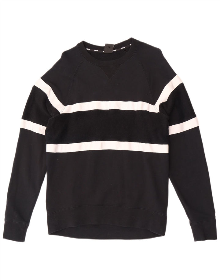 Nike Sweatshirt Jumper til mænd Medium Sort Colourblock Bomuld