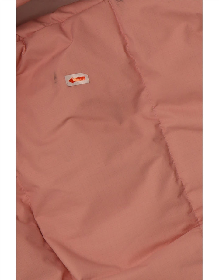 Helly Hansen Womens Hooded Padded Jacket UK 44 2XL Pink Nylon