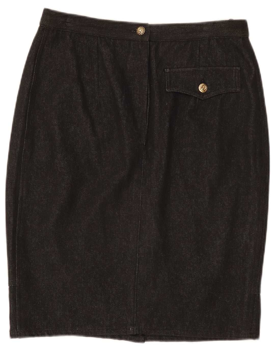 Gonna in denim da donna Giorgio Grati IT 44 media W28 nera