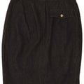 Saia jeans feminina Giorgio Grati IT 44 médio W28 preta