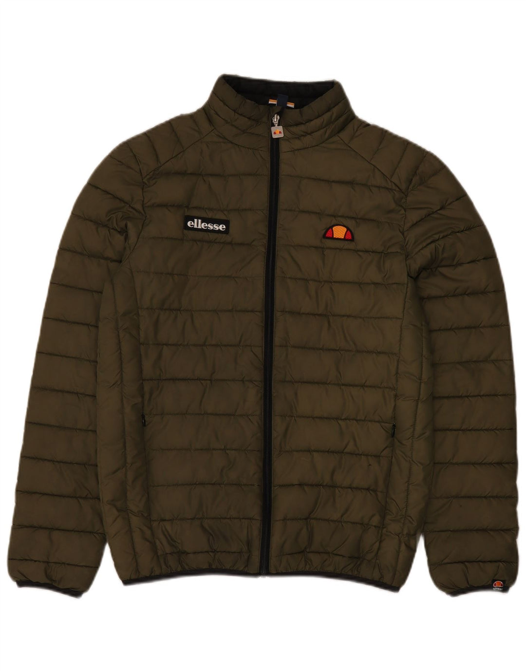 Ellesse Herre polstret jakke UK 36 Small Khaki Polyester