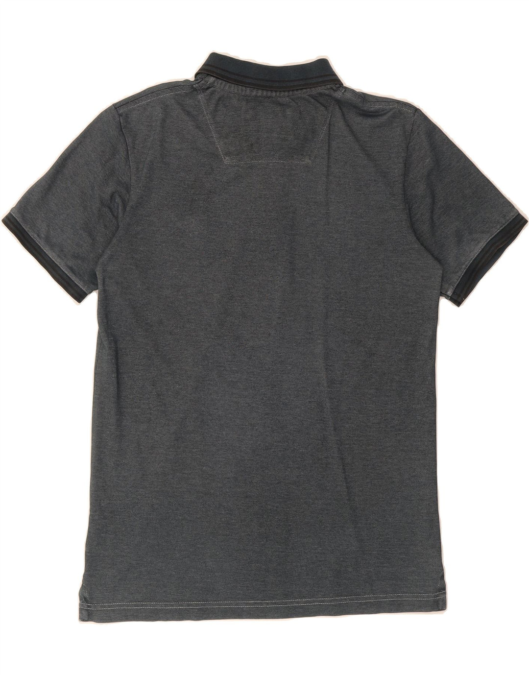 TIMBERLAND Mens Regular Fit Polo Shirt Large Navy Blue Cotton