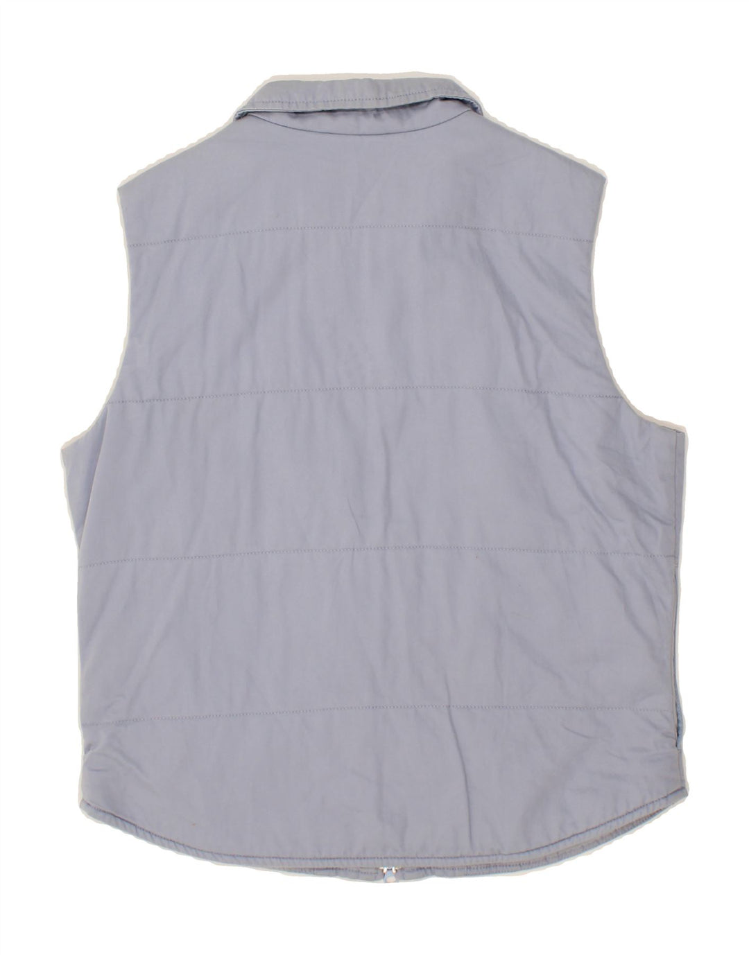EDDIE BAUER Womens Padded Gilet UK 14 Medium Blue Polyester Vintage Eddie Bauer and Second-Hand Eddie Bauer from Messina Hembry 
