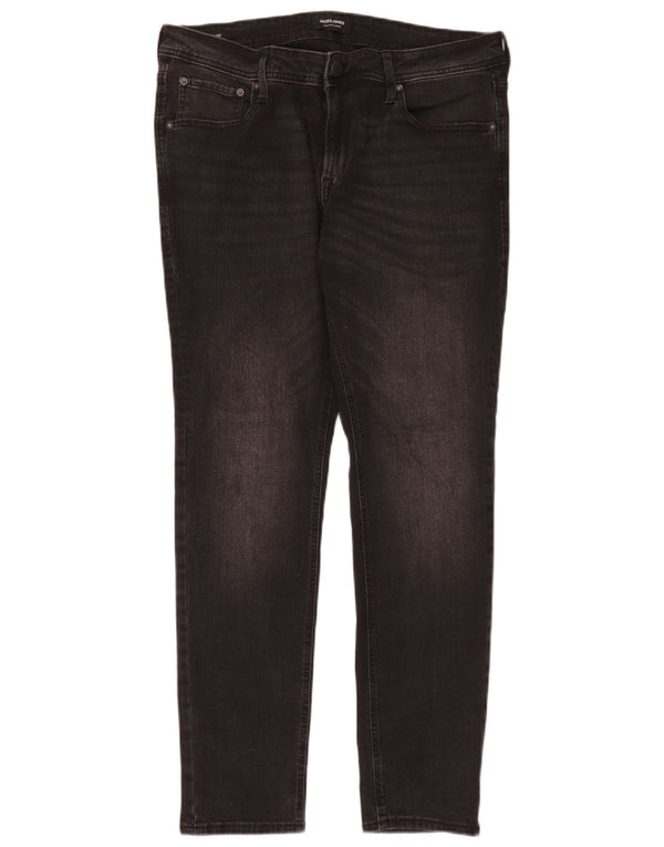 Jeans skinny Liam da uomo Jack & Jones W36 L32 cotone nero