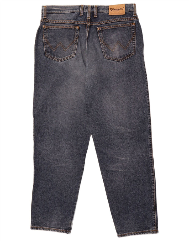 WRANGLER Womens High Rise Tapered Jeans W32 L29 Blue